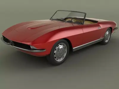 Alfa Romeo 2600 Cabriolet Speciale 3D model