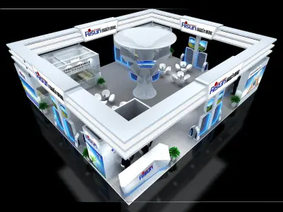 Exhibition - Area - 13X15-3DMAX2012-04 3D model