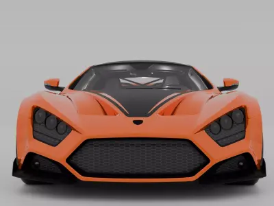 Zenvo TS1 GT 3D model