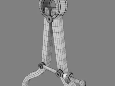 Caliper pair of scissors 3D model