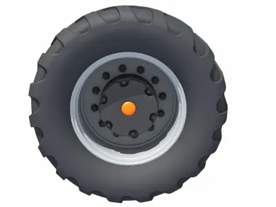 Off Road Tyre 3D model