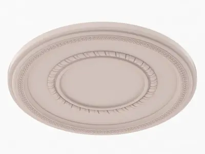 Classic Ceiling Medallion 43 3D model