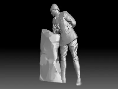 Mustafa Kemal Ataturk - Gallipoli Relief 3D print model
