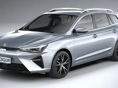 MG5 Electric 2022 3D model