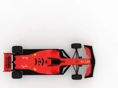 Scuderia Ferrari SF1000 3D model