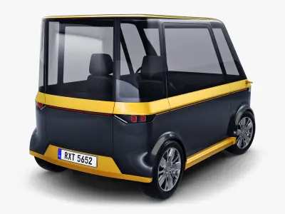 Generic Compact City Car v 1 3D model