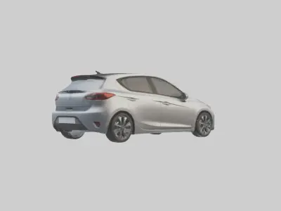 Modern Hatchback Car model 3D model