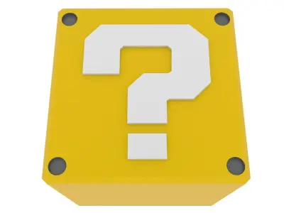 Mariobros Cube Low-poly 3D model