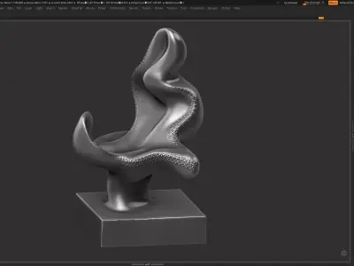 Modern Abstract Decorative sculpture 3d print model 3D print model get