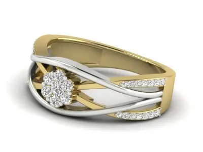 Women ring 3dm Render details 3D print model