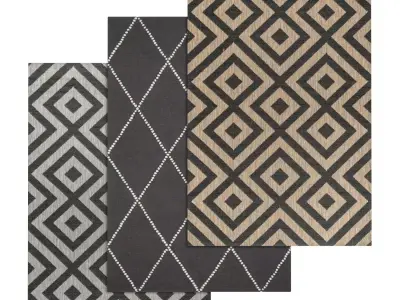 Rug Set 1315 3D model