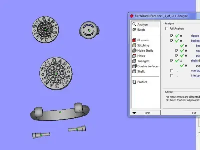 Bvlgari Ring and Earrings 3D print model
