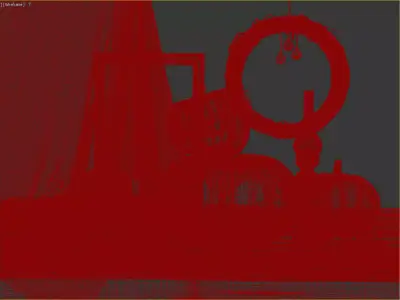 Vintage Halloween Decor Set Jack O Lanterns Festive Elements 3D model