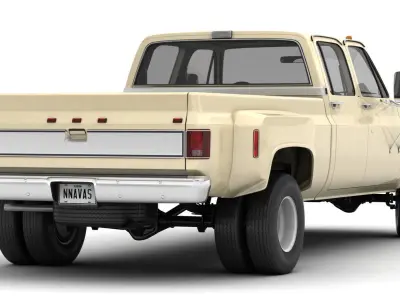 GENERIC PICKUP TRUCK 6 3D model