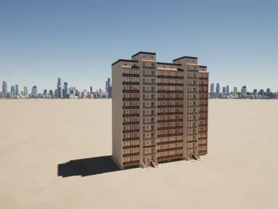  Residential Building 3D model