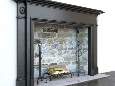 Fireplace 2 3D model