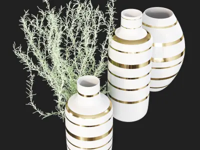 Decorative set  10 3D model