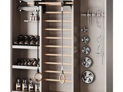 Gym equipment 03 3D model