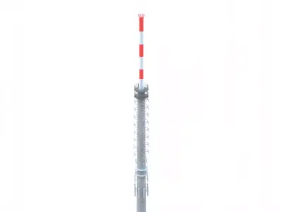 Telecommunication Tower 06 Free low-poly 3D model
