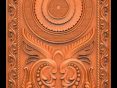 door design  new model carving  3D model