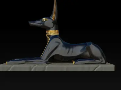 Anubis Shrine - CNC and 3D print model