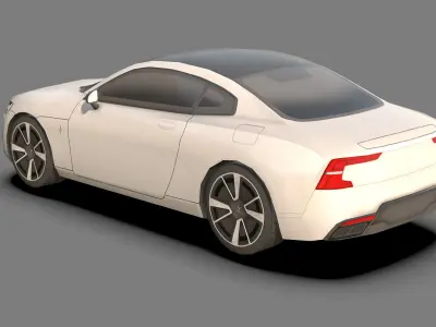 Low-poly Polestar 3D Models Low-poly 3D model