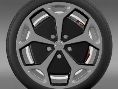 Opel Ampera wheel 3D model