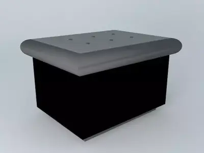 Seat type trunk for shops Free 3D model