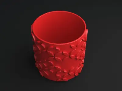 Pot 3D model 3D print model 18  3D print model