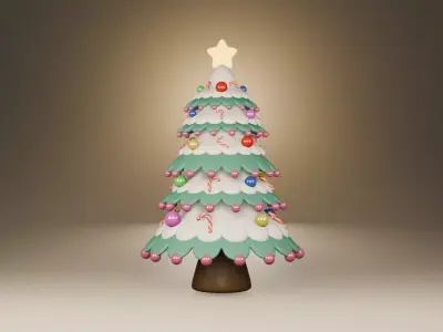 Christmas Village 3D Model Pack 3D model