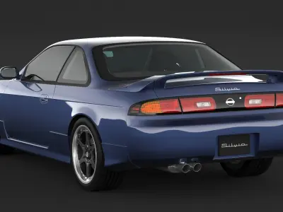 Nissan Silvia S14 3D model