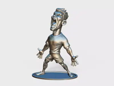 Cristiano Ronaldo Miniature - Caricature CR7 3D print model