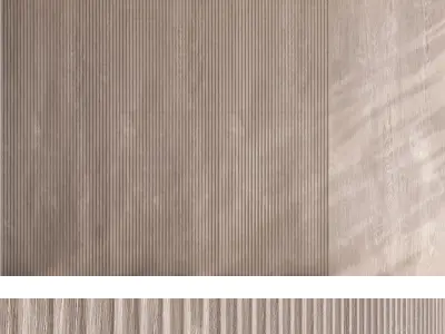 Wood panel set v06 3D model