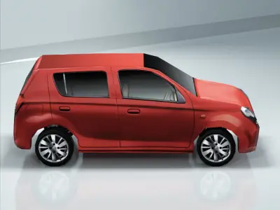 Alto 800 Low-poly 3D model