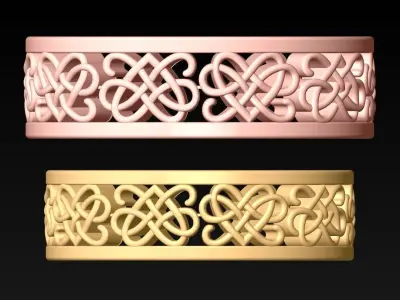 Wedding Rings - N115208 3D print model