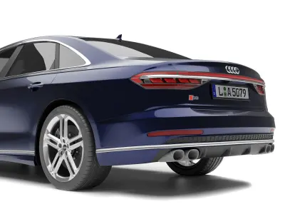Audi S8 2020 3D Model 3D model