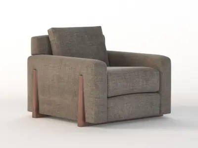 Egan Lounge Chair 3D model