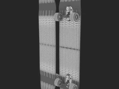 5 Skateboard Pack Low-poly 3D model