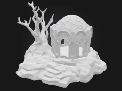 Enchanted Ruins  Echoes of a Mystical Past 3D model