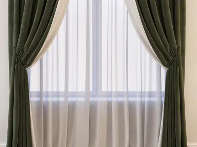 Set 29 Curtains 3D model