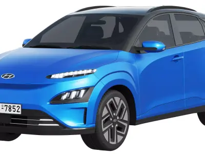 Hyundai KONA electric 2022 3D model