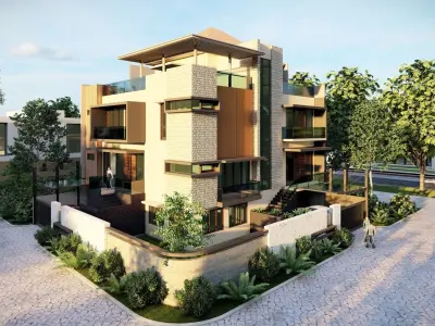 MODERN HOUSE 3D model 4