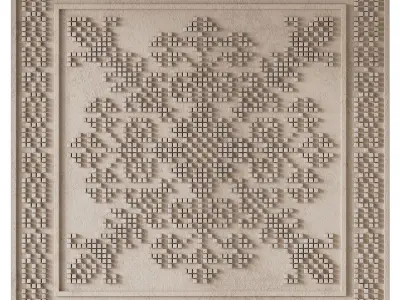70 Decorative Wall Art 3D model