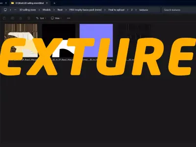 Luxury Trophy Award Stand base 3D model