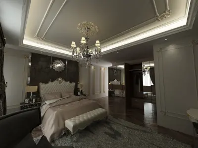 master bed room  3D model