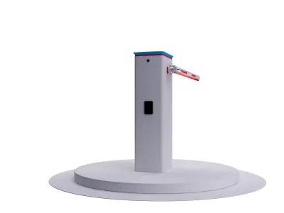 PARKING BARRIER  Low-poly 3D model