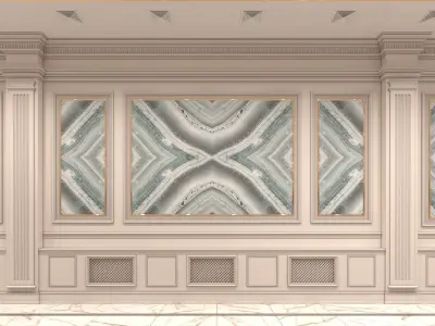 Wedding Banquet Hall 3D model