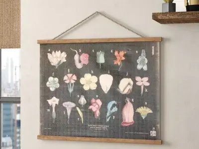 Blended Fabric Hohl Wall Hanging  3D model