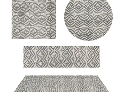 Rugs No 384 Low-poly 3D model