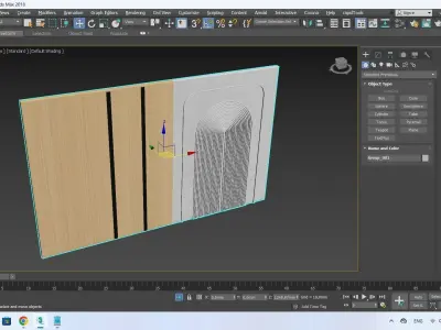 3d wall panel 01 3D model